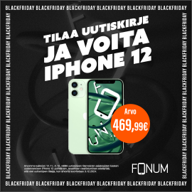 Tilaa uutiskirje ja voita iPhone 12