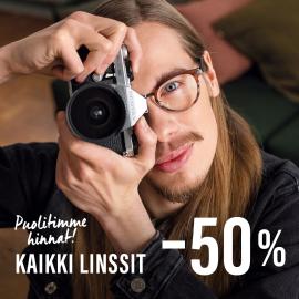 Kaikki linssit -50%