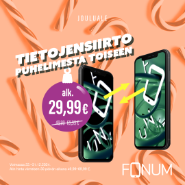 Tietojensiirto puhelimesta toiseen