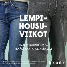 Kaikki housut -25%