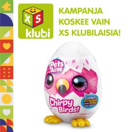 XS Klubitarjous, Pets Alive Chirpy Birds