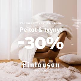 ja tyynyt -30