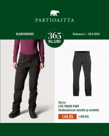 LITE TRACK PANT- VAELLUSHOUSUT NAISILLE & MIEHILLE 149,95€